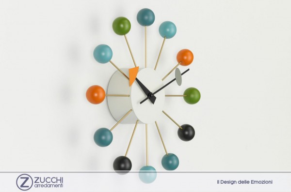 Carte d'arredo Ball Clock Vitra - Wall Clocks 01