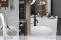 Sistema Bagno CartaBianca Bathroom System Cerasa Zucchi Arredamenti made in italy 10