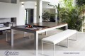 Tavolo Biliardo Acciaio Verniciato Billiard table Painted Metal Metal-Line Fusiontables Saluc ZUCCHI arredeamenti 15