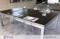 Miniatura: Tavolo Biliardo Acciaio Verniciato Billiard table Painted Metal Metal-Line Fusiontables Saluc ZUCCHI arredeamenti 18